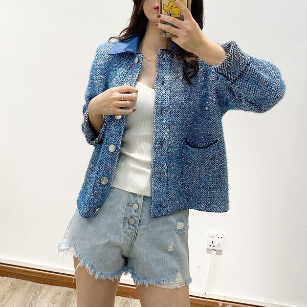 bobdp small coatfragrance coarse tweed coat women autumn winter 2020 new eoq9z cardigan versatile temperament slim knit, White;black
bobdp small coatfragrance coarse tweed coat women autumn winter 2020 new eoq9z cardigan versatile temperament slim knit, White;black