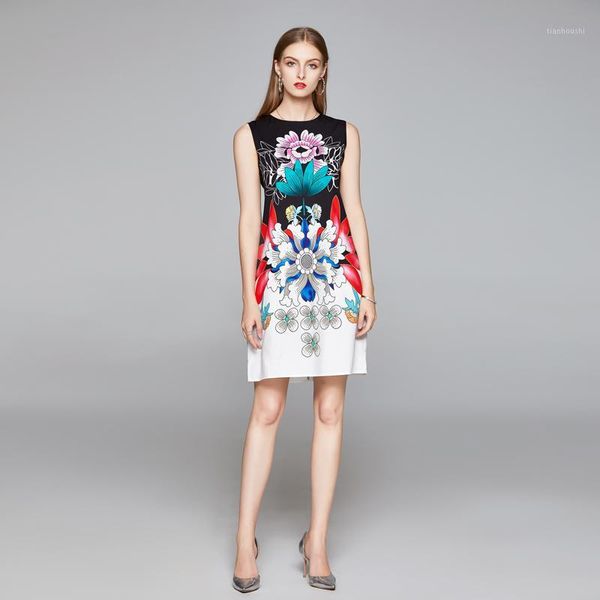 lukaxsikax 2020 new summer women sleeveless vest dress retro flowers pattern print slim mini dress elegant1, Black;gray
lukaxsikax 2020 new summer women sleeveless vest dress retro flowers pattern print slim mini dress elegant1, Black;gray