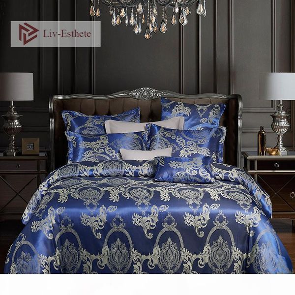 liv-esthete euro jacquard palace bedding set double king duvet cover flat sheet decorative bed linen home textile
liv-esthete euro jacquard palace bedding set double king duvet cover flat sheet decorative bed linen home textile