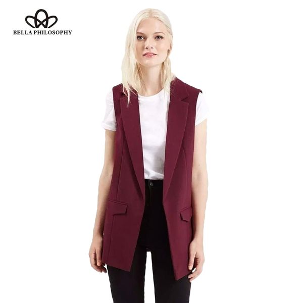 bella philosophy new waistcoat women no button black jacket women sleeveless blazer jacket white casual outwear 201028, Black;white
bella philosophy new waistcoat women no button black jacket women sleeveless blazer jacket white casual outwear 201028, Black;white