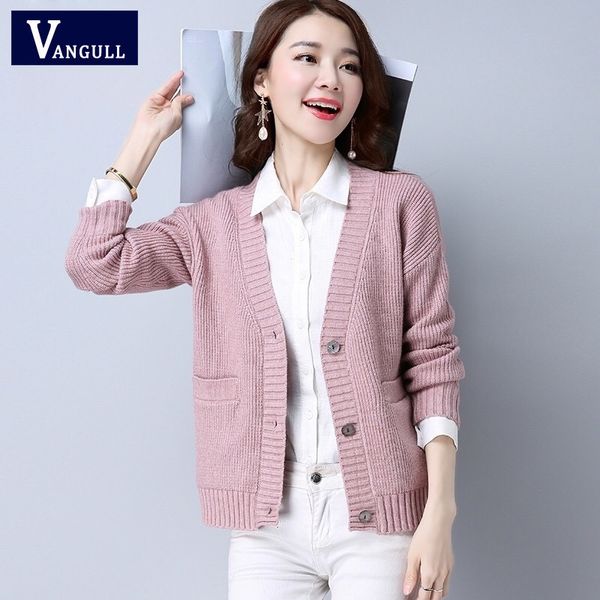 vangull 2019 new fashion autumn spring women sweater cardigans casual warm female knitted coat cardigan sweater lady elegant y200722, White;black
vangull 2019 new fashion autumn spring women sweater cardigans casual warm female knitted coat cardigan sweater lady elegant y200722, White;black