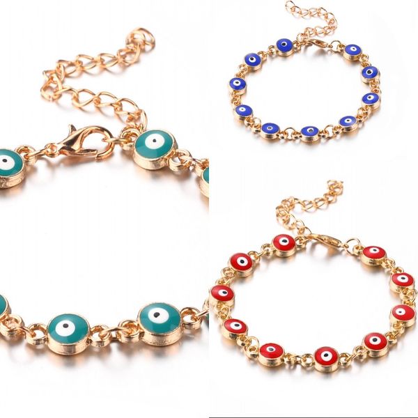 enamel blue evil eye charm bracelets for women men turkish eye gold chains adjustable bracelet bangle fashion jewelry in bulk 167 o2, Black 
enamel blue evil eye charm bracelets for women men turkish eye gold chains adjustable bracelet bangle fashion jewelry in bulk 167 o2, Black