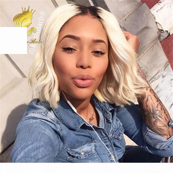 brazilian human hair lace front wig #1b 60 ombre glueless short bob full lace wig wavy with baby hair for black women, Black;brown 
brazilian human hair lace front wig #1b 60 ombre glueless short bob full lace wig wavy with baby hair for black women, Black;brown