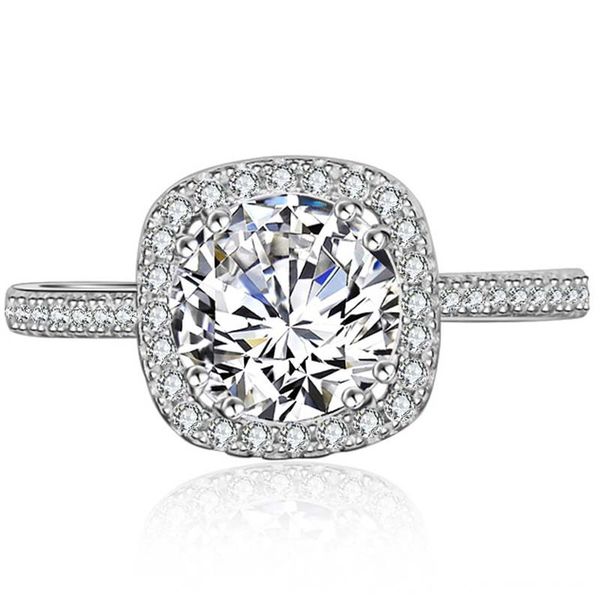 european and american fashion high-end jz063 classic micro-inlaid full diamond craft womens ring womens proposal marriage 2 karat diamond ri, Silver
european and american fashion high-end jz063 classic micro-inlaid full diamond craft womens ring womens proposal marriage 2 karat diamond ri, Silver
