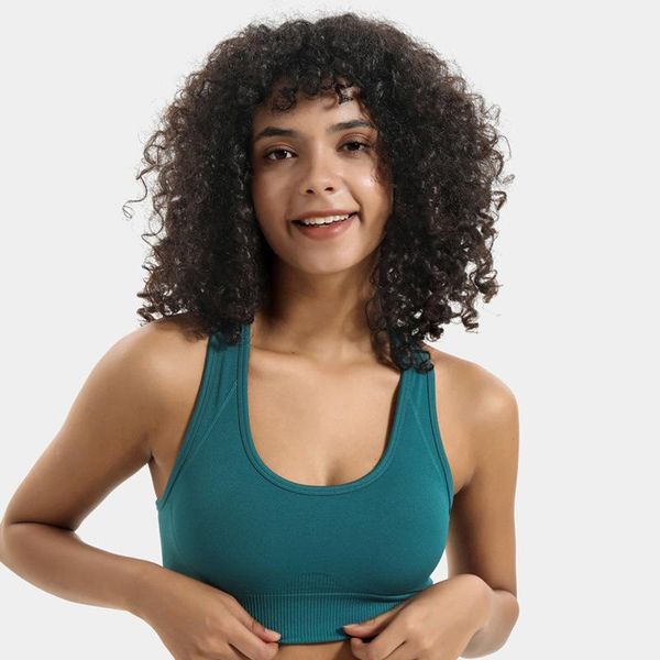 new arrival women seamless yoga bralette high elastic padded proof solid color vest fitness breathable workout sports bra, White;black
new arrival women seamless yoga bralette high elastic padded proof solid color vest fitness breathable workout sports bra, White;black