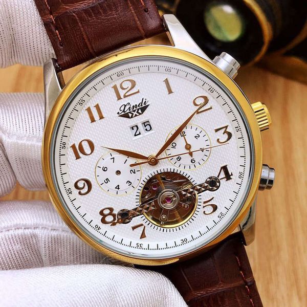 real tourbillon cross mirror xindi leather fully automatic mechanical men's watch waterproof multifunctional watch 7srf, Slivery;brown
real tourbillon cross mirror xindi leather fully automatic mechanical men's watch waterproof multifunctional watch 7srf, Slivery;brown
