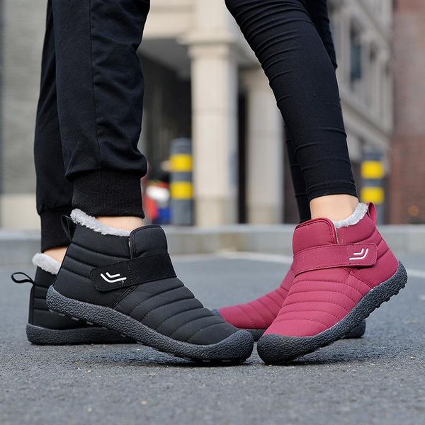 women ankle boots 2020 warm winter shoes fashion hook&loop women snow boots non-slip snow botas de mujer plus size 46, Black
women ankle boots 2020 warm winter shoes fashion hook&loop women snow boots non-slip snow botas de mujer plus size 46, Black