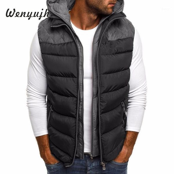 wenyujh winter coat vest men warm sleeveless jacket casual waistcoat cotton hooded coat 5xl plus size duck down jacket men vest1, Black;white
wenyujh winter coat vest men warm sleeveless jacket casual waistcoat cotton hooded coat 5xl plus size duck down jacket men vest1, Black;white