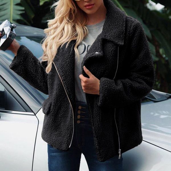heflashor faux fur coat women autumn winter fleece faux fur jacket warm soft loose ladies side zip lapel fluff outwear1, Black
heflashor faux fur coat women autumn winter fleece faux fur jacket warm soft loose ladies side zip lapel fluff outwear1, Black