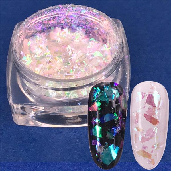 1 bottle 0.2g light 2020 chameleon holographic nail art glitter paillette flakes powder 3d dust tips decoration tool, Silver;gold
1 bottle 0.2g light 2020 chameleon holographic nail art glitter paillette flakes powder 3d dust tips decoration tool, Silver;gold