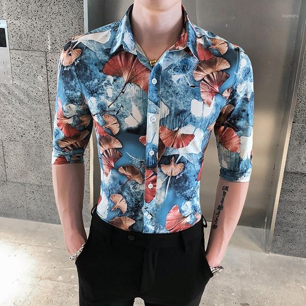 summer mens shirts casual slim fit leaf print half sleeve hawaiian shirt chemise homme night club prom party tuxedo shirt camisa1, White;black
summer mens shirts casual slim fit leaf print half sleeve hawaiian shirt chemise homme night club prom party tuxedo shirt camisa1, White;black