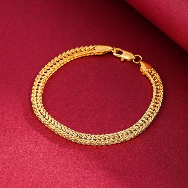 bek7q fox tail plated 18k 6mm men's side chain fishbone fox tail plated 18k 6mm bracelet men's fishbone chain side bracelet pjj2m, Golden;silver
bek7q fox tail plated 18k 6mm men's side chain fishbone fox tail plated 18k 6mm bracelet men's fishbone chain side bracelet pjj2m, Golden;silver