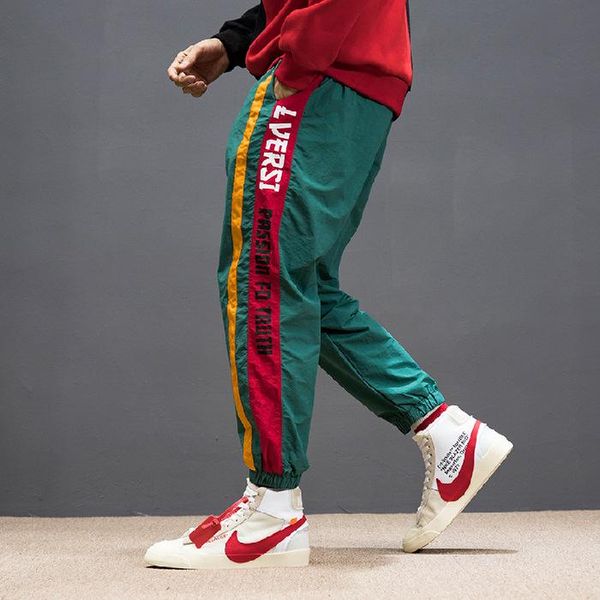 men's pants side stripe track jogger men 2021 reflective label harem homme streetwear male hip hop m-xxxl, Black
men's pants side stripe track jogger men 2021 reflective label harem homme streetwear male hip hop m-xxxl, Black