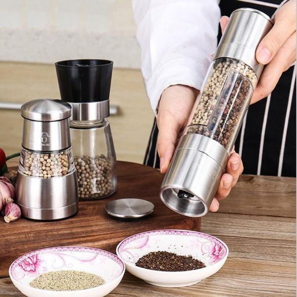 2 in 1 stainless steel manual salt pepper mill grinder seasoning grinding shaker practical home kitchen produc bbyiza
2 in 1 stainless steel manual salt pepper mill grinder seasoning grinding shaker practical home kitchen produc bbyiza