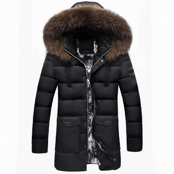 men's down & parkas tides long overcoat asian size hooded warm comfortable coat solid color male winter jacket plus, Black
men's down & parkas tides long overcoat asian size hooded warm comfortable coat solid color male winter jacket plus, Black