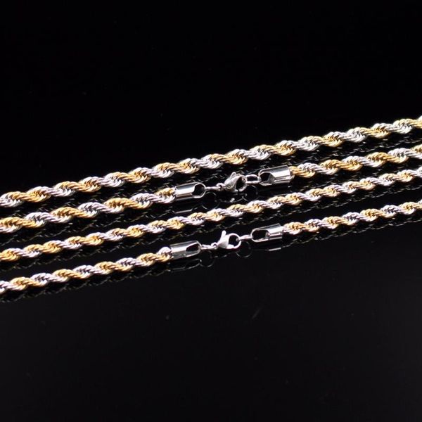 20.6 inch thin 2.3mm stainless steel nice twist rope link-chain clavicle chain necklace women men jewelry gold, Silver
20.6 inch thin 2.3mm stainless steel nice twist rope link-chain clavicle chain necklace women men jewelry gold, Silver