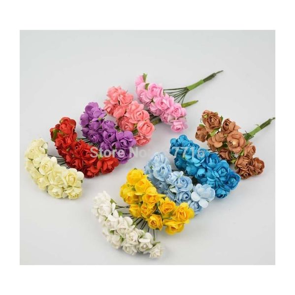 wholesale- sale 1-1.5cm head multicolor mulberry paper flower bouquet/wire stem/ scrapbooking artificial rose flowers(144pcs/lot) imqk6
wholesale- sale 1-1.5cm head multicolor mulberry paper flower bouquet/wire stem/ scrapbooking artificial rose flowers(144pcs/lot) imqk6