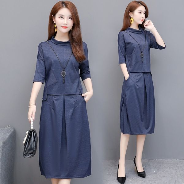capoj 30-40 and years women's spring and autumn wear two-piece old mother's skirt suityoung women young middle-aged dressmiddle-ag, Gray
capoj 30-40 and years women's spring and autumn wear two-piece old mother's skirt suityoung women young middle-aged dressmiddle-ag, Gray