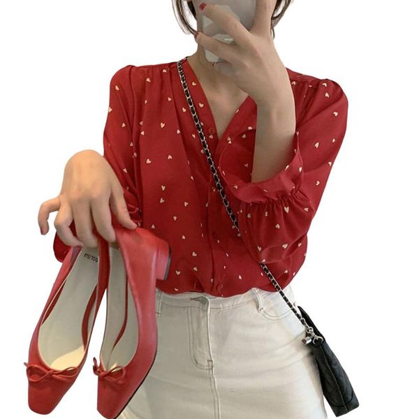 women's blouses & shirts 2021 arrival women multicolor little love heart painting print long sleeve white shirt v neck chiffon blouse c
women's blouses & shirts 2021 arrival women multicolor little love heart painting print long sleeve white shirt v neck chiffon blouse c