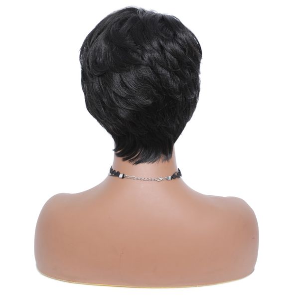 costume accessories short pixie cut wig black blue synthetic wigs with bangs layered hair full machine made wigs for black women 6 inches, Silver
costume accessories short pixie cut wig black blue synthetic wigs with bangs layered hair full machine made wigs for black women 6 inches, Silver