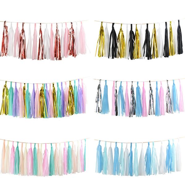 1set mixed diy tissue paper tassel garland for wedding kids unicorn birthday party decorations baby shower favors supplies
1set mixed diy tissue paper tassel garland for wedding kids unicorn birthday party decorations baby shower favors supplies