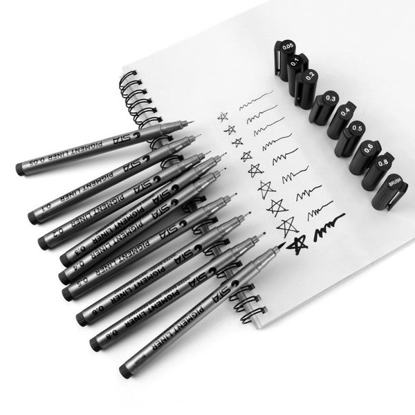 9 шт pin чертежа ручка fineliner ультра тонкая грань арт маркер черными чернилами 0,05 0,1 0,2 0,3 0,4 0,5 0,6 0,8 bbywdj packing2010, Blue;orange
9 шт pin чертежа ручка fineliner ультра тонкая грань арт маркер черными чернилами 0,05 0,1 0,2 0,3 0,4 0,5 0,6 0,8 bbywdj packing2010, Blue;orange