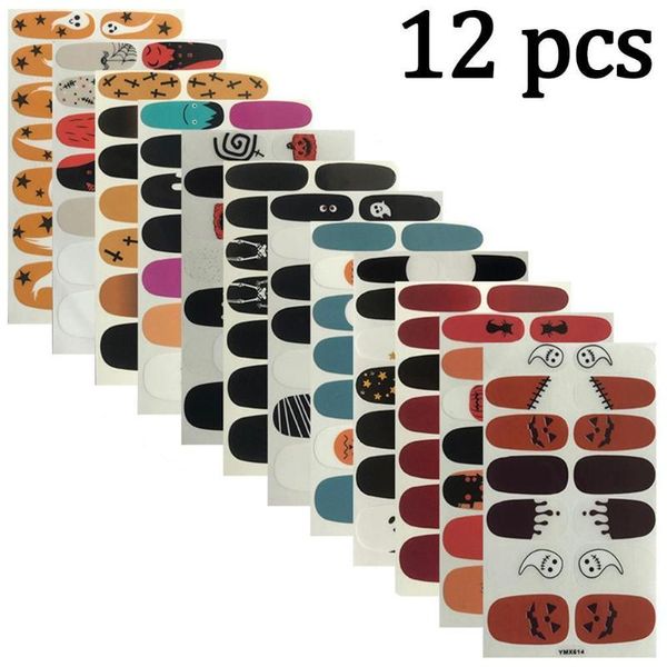 2020 new cross-border nail stickers 12 sets of halloween nail decoration stickers d0v1, Black
2020 new cross-border nail stickers 12 sets of halloween nail decoration stickers d0v1, Black