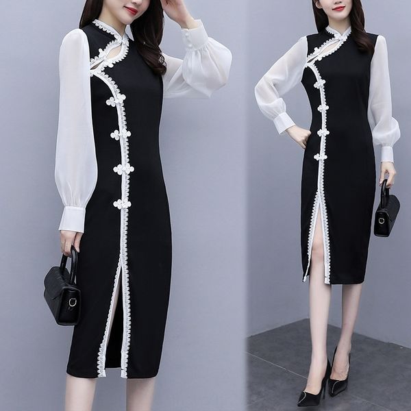 9xu4f новой осень долго модифицирован раскол платье dresscheongsam dresssexy cheongsam элегантного западный шифон похудение шить стиль 2020, Black;gray
9xu4f новой осень долго модифицирован раскол платье dresscheongsam dresssexy cheongsam элегантного западный шифон похудение шить стиль 2020, Black;gray