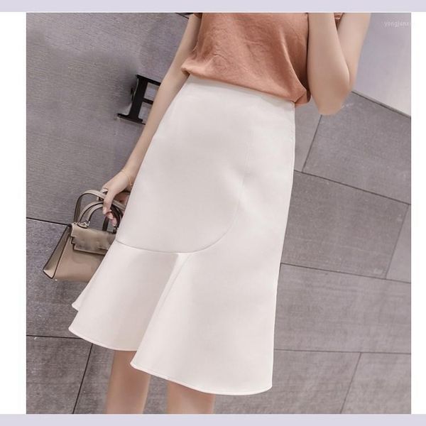 bella philosophy 2020 new spring women mermaid skirt korean elegant high waist slim skirts office lady knee length ruffles skirt1, Black
bella philosophy 2020 new spring women mermaid skirt korean elegant high waist slim skirts office lady knee length ruffles skirt1, Black