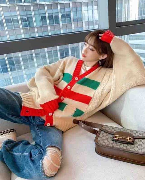 women sweater fashion contrast color striped pattern sweatshirts casual women thick knitted sweater womens cardigan v-neck sweaters -xl, White;black
women sweater fashion contrast color striped pattern sweatshirts casual women thick knitted sweater womens cardigan v-neck sweaters -xl, White;black