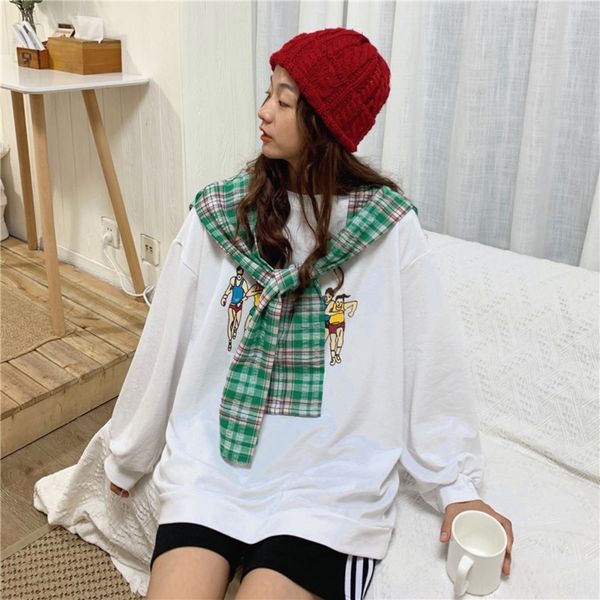 0ulv7 harajuku waitmore shawl plaid two-piece sweater women's style shawlsweater shawl korean t-shirt lazy style wome thin long sleeve, Black
0ulv7 harajuku waitmore shawl plaid two-piece sweater women's style shawlsweater shawl korean t-shirt lazy style wome thin long sleeve, Black