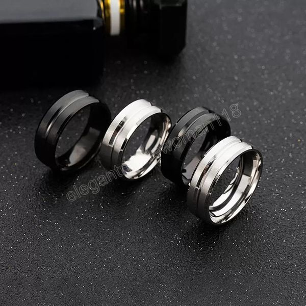 fashion stainless steel groove matte ring simple band rings women mens ring fashion jewelry, Silver
fashion stainless steel groove matte ring simple band rings women mens ring fashion jewelry, Silver
