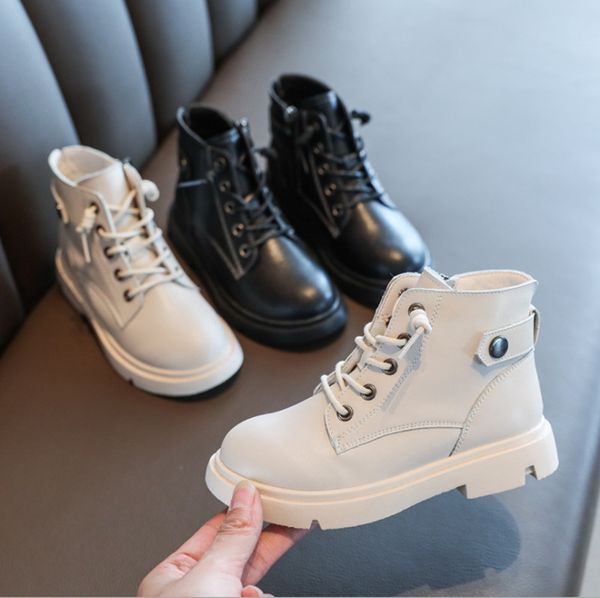 fashion girls martin boots round toe side zipper british style leather shoes girls casual shoes, Black;grey
fashion girls martin boots round toe side zipper british style leather shoes girls casual shoes, Black;grey