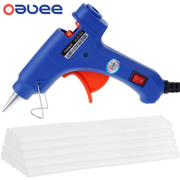 melt glue gun with 7*100mm glue sticks 20w industrial mini guns thermo electric heat temperature tool
melt glue gun with 7*100mm glue sticks 20w industrial mini guns thermo electric heat temperature tool