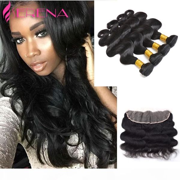 13x4 peruvian body wave lace frontal closure with bundles 7a peruvian lace frontal with bundles ear to ear lace frontal weave, Black;brown
13x4 peruvian body wave lace frontal closure with bundles 7a peruvian lace frontal with bundles ear to ear lace frontal weave, Black;brown