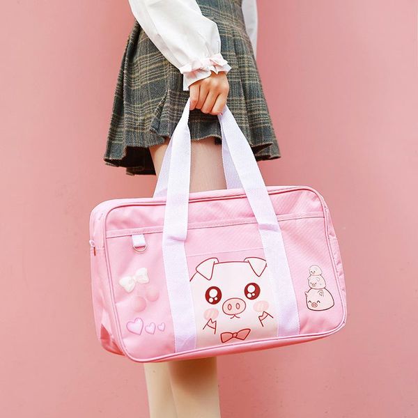new jk uniform bag cute piggy messenger bag briefcase work large capacity tote shoulder bags women canvas handbags cosplay
new jk uniform bag cute piggy messenger bag briefcase work large capacity tote shoulder bags women canvas handbags cosplay