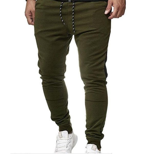 men's pants selling european size casual splicing pencil multicolor loose legged, Black
men's pants selling european size casual splicing pencil multicolor loose legged, Black