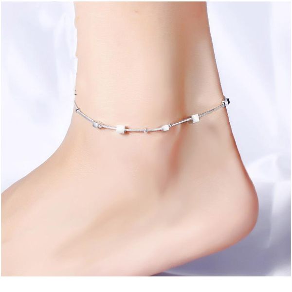 new fashion summer 925 sterling silver square anklet for women pendant chain ankle bracelet foot jllvoj, Red;blue
new fashion summer 925 sterling silver square anklet for women pendant chain ankle bracelet foot jllvoj, Red;blue