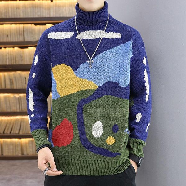 men's sweaters creative youthful garden sweater men autumn winter turtleneck pullover souvenir environment protector warm, White;black
men's sweaters creative youthful garden sweater men autumn winter turtleneck pullover souvenir environment protector warm, White;black