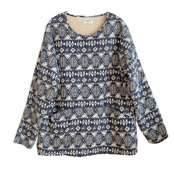 women's t-shirt johnature women warm t-shirts print floral fleece cotton linen o-neck long sleeve 2021 autumn vintage female pullover, White
women's t-shirt johnature women warm t-shirts print floral fleece cotton linen o-neck long sleeve 2021 autumn vintage female pullover, White