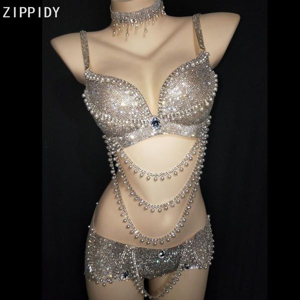 stage wear flashing silver stones pearl bra short set bar women dance show bikini prom party costume beaded outfit, Black;red
stage wear flashing silver stones pearl bra short set bar women dance show bikini prom party costume beaded outfit, Black;red