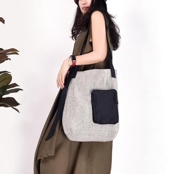 women linen message bag stitching casual cloth bags vintage corss-body shoulder bag canvas handmade bags pocke
women linen message bag stitching casual cloth bags vintage corss-body shoulder bag canvas handmade bags pocke