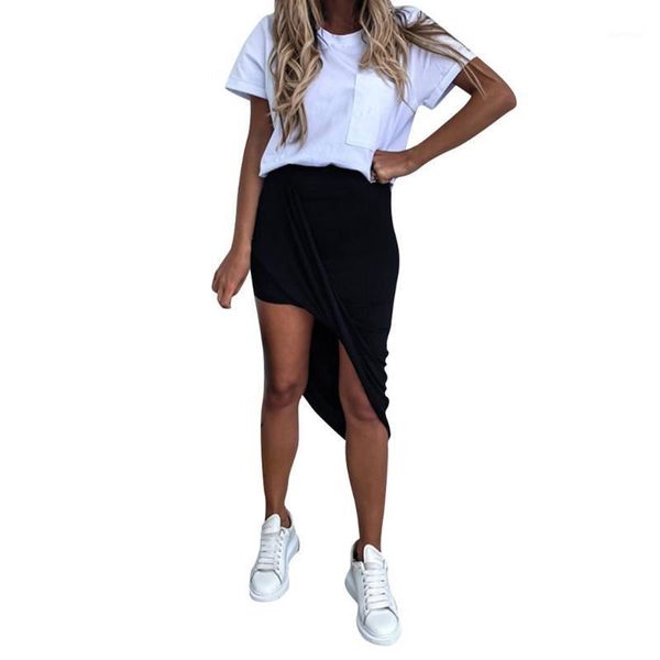 summer ladies skirt women solid irregular casual beach holiday skirt trendy tight #yl101, Black
summer ladies skirt women solid irregular casual beach holiday skirt trendy tight #yl101, Black