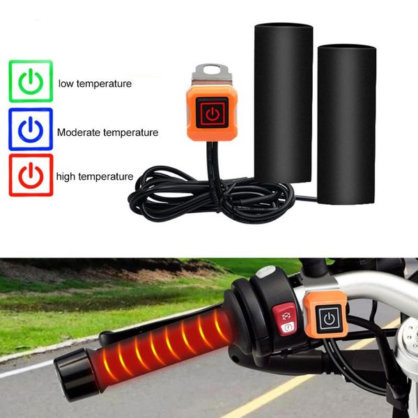 winter motorcycle handlebar heated pad set 12v 3 speed adjustable temperature control electric handle
winter motorcycle handlebar heated pad set 12v 3 speed adjustable temperature control electric handle