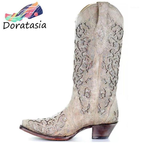 boots doratasia big size 34-43 women square toe chunky heels crystal shoes 2021 concise elegant mid calf boots1, Black
boots doratasia big size 34-43 women square toe chunky heels crystal shoes 2021 concise elegant mid calf boots1, Black