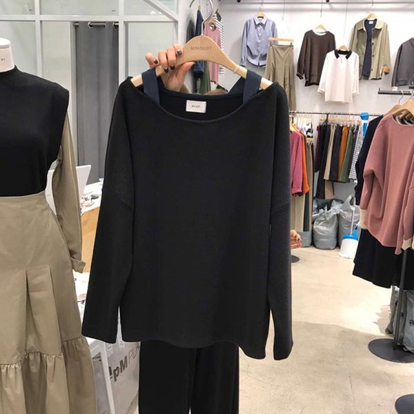b4epk newthe shoulder long sleeve t-shirt coat south of t-shirt korea of gate in and spring the autumn east 2020 tgldr, White
b4epk newthe shoulder long sleeve t-shirt coat south of t-shirt korea of gate in and spring the autumn east 2020 tgldr, White