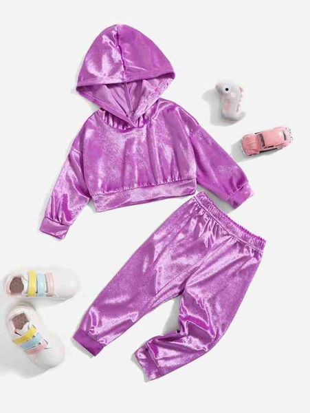 baby solid velvet hoodie & sweatpants she, White 
baby solid velvet hoodie & sweatpants she, White