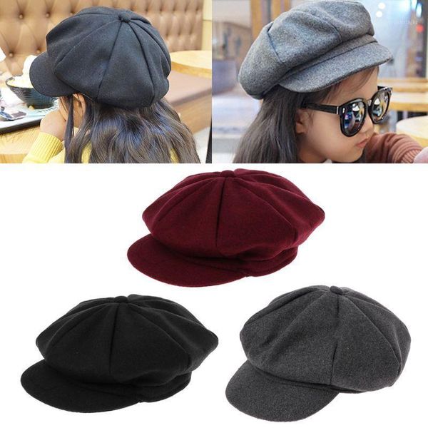 hair accessories autumn winter beret hat caps baby kids boys girls woolen sboy artist flat cap1, Slivery;white
hair accessories autumn winter beret hat caps baby kids boys girls woolen sboy artist flat cap1, Slivery;white