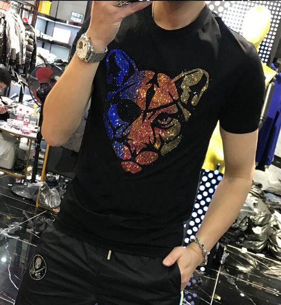 breathable men's t-shirts handsome hip hop round neck short sleeve soft cotton clothes casual drill, White;black
breathable men's t-shirts handsome hip hop round neck short sleeve soft cotton clothes casual drill, White;black