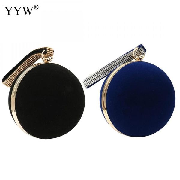 2020 fashion women evening bag black dark blue flannelette ladies handbag women clutch bag small round rhinesetone shoulder bags
2020 fashion women evening bag black dark blue flannelette ladies handbag women clutch bag small round rhinesetone shoulder bags